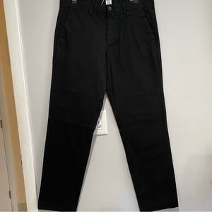 NEW GAP Straight Leg Black Pants Size 34 X 32
